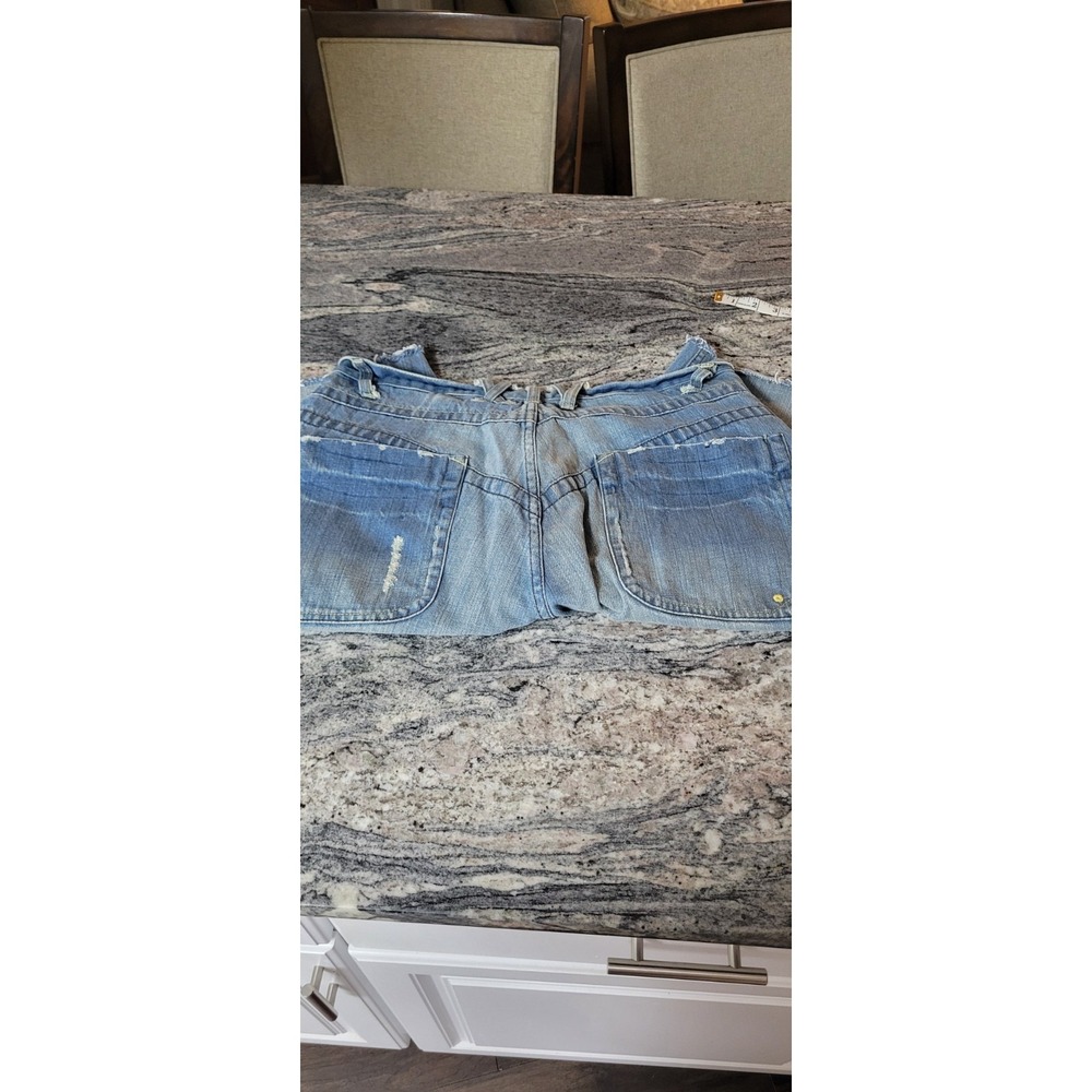 Vintage 2005 Jordan Shorts Men 36 20th Anniversary Denim Jeans Cut Offs - Picture 7 of 8